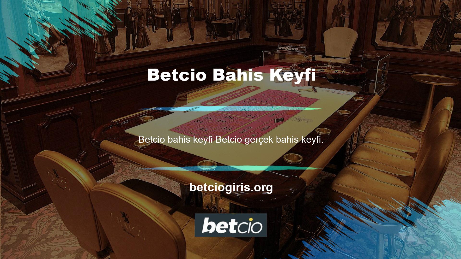 Betcio web sitesi, güçlü altyapısı ve hızlı yatırım ve geri çekilme seçenekleri ile gerçek bir bahis deneyimi sunmaktadır